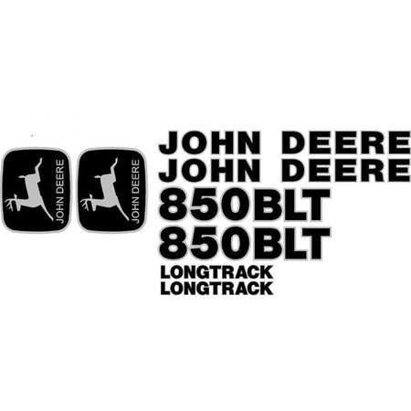 AFTERMARKET Decal Set JD850BLTDECALSET